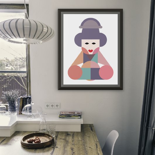 Traditionele Vrouwen Kunst Canvas Afdruk