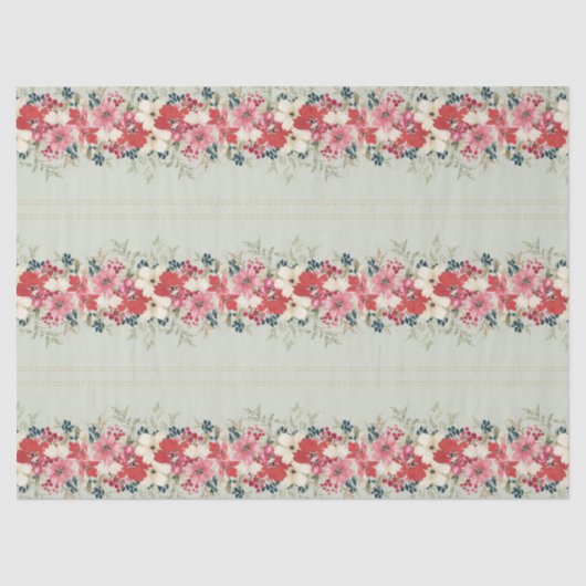 traditionele wandtapijten kerst botanische vakanti tissuepapier (Voorkant)