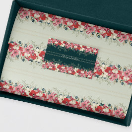 traditionele wandtapijten kerst botanische vakanti tissuepapier