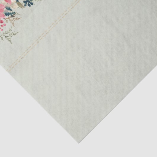 traditionele wandtapijten kerst botanische vakanti tissuepapier (Detail)