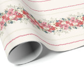 traditionele wandtapijten kerstbladeren Vakantie Cadeaupapier (Rol Hoek)