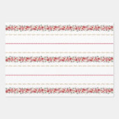 traditionele wandtapijten kerstbladeren Vakantie Inpakpapier Vel (Voorkant 3)