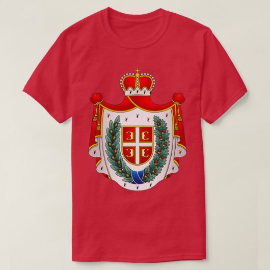 Traditionele wapenstilstand van Vojvodina Servië T-shirt (Design voorkant)