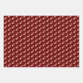 Traditionele waterverf kerst bloemenkrans inpakpapier vel (Voorkant 2)