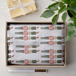 Traditionele Waterverf, kerstcadeau voor de bont Tissuepapier