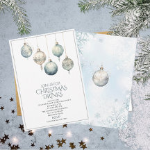 Traditionele Waterverf Winter Vrolijk Kerstfeest I