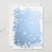 Traditionele Waterverf Winter Vrolijk kerstfeest Kaart (Achterkant)