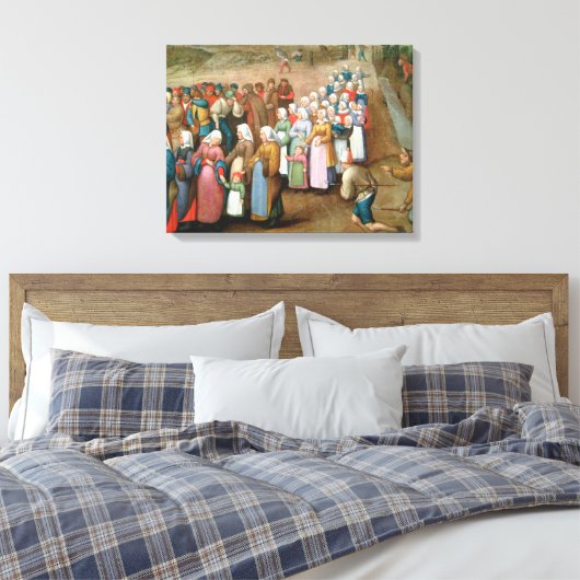 Traditionele weddenschappen ( kunst) canvas afdruk (Insitu (Slaapkamer))