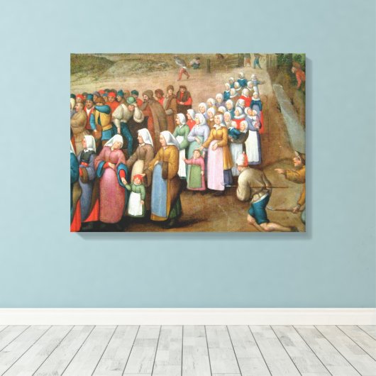 Traditionele weddenschappen ( kunst) canvas afdruk (Insitu (Houten vloer))