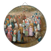 Traditionele weddenschappen ( kunst) dartbord (Voorkant)