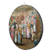 Traditionele weddenschappen ( kunst) dartbord (Voorkant Rechts)