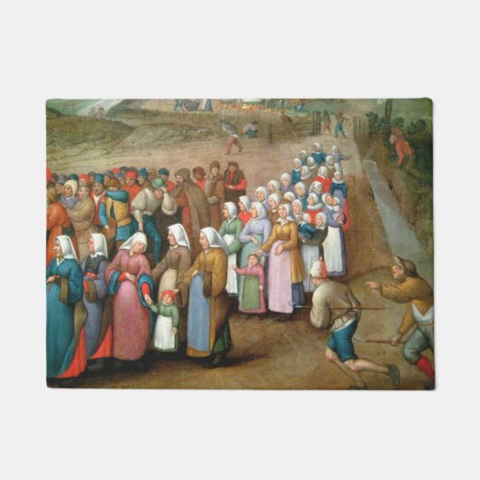 Traditionele weddenschappen ( kunst) deurmat (Voorkant)