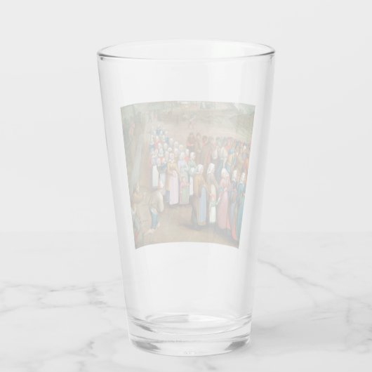 Traditionele weddenschappen ( kunst) glas (Achterkant)