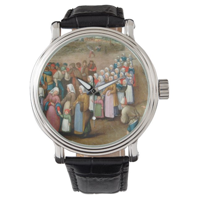 Traditionele weddenschappen ( kunst) horloge (Voorkant)