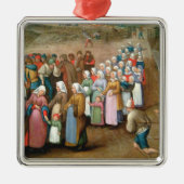 Traditionele weddenschappen ( kunst) metalen ornament (Voorkant)