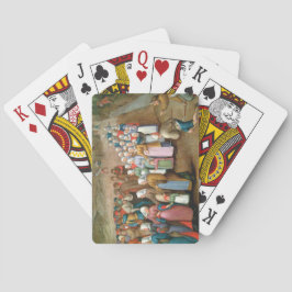 Traditionele weddenschappen ( kunst) pokerkaarten