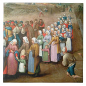 Traditionele weddenschappen ( kunst) tegeltje (Voorkant)