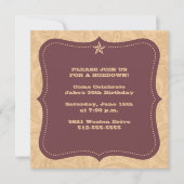 Traditionele Westerne uitnodiging (Voorkant)