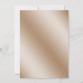 Traditionele White Bronze Mandala Indiaas bruiloft Kaart (Achterkant)