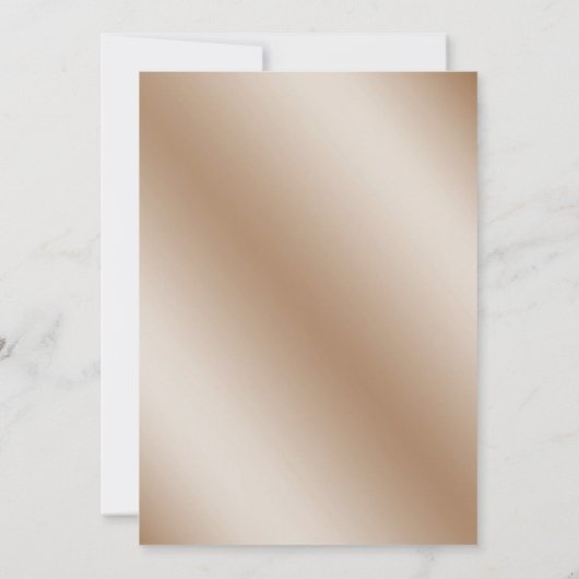 Traditionele White Bronze Mandala Indiaas bruiloft Kaart (Achterkant)