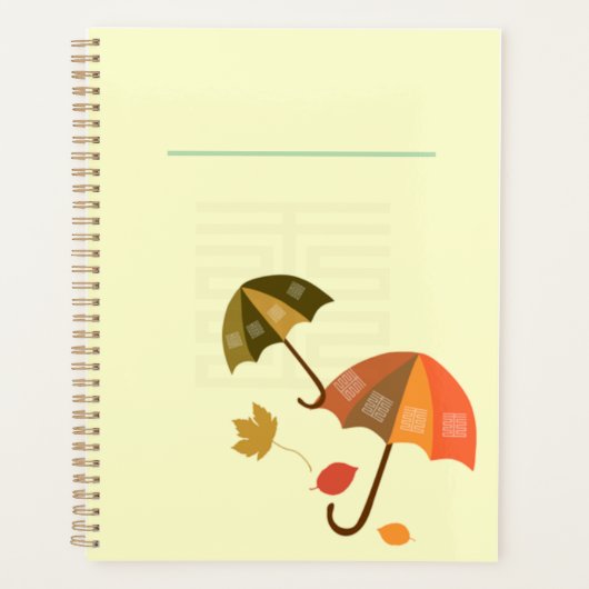 Traditionele wijsheid, Koreaanse patroon planner (Voorkant)