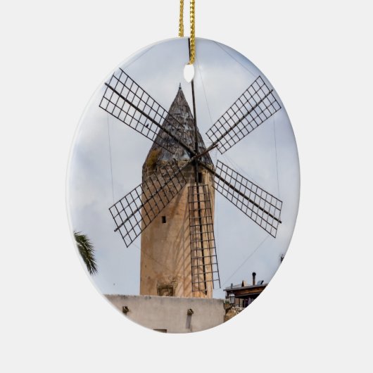 Traditionele windmolen in Palma de Mallorca - Span Keramisch Ornament (Rechts)