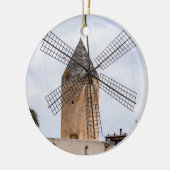 Traditionele windmolen in Palma de Mallorca - Span Keramisch Ornament (Links)