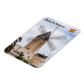 Traditionele windmolen in Palma de Mallorca - Span Magneet (Linkerzijde)