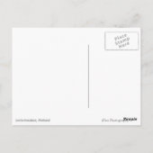Traditionele windmolen onder het Noorderlicht Briefkaart (Achterkant)