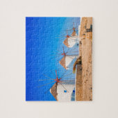 Traditionele windmolens op het eiland Mykonos, Gri Legpuzzel (Verticaal)