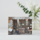 Traditionele winkel in Isfahan Briefkaart (Staand voorkant)