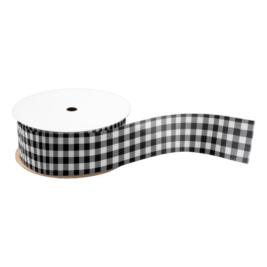 Traditionele witte zwarte buffelaansteker grosgrain lint (Spoel)