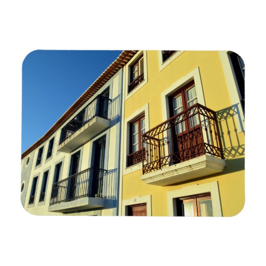 Traditionele woningen: Angra do Heroismo, Azoren Magneet (Horizontaal)