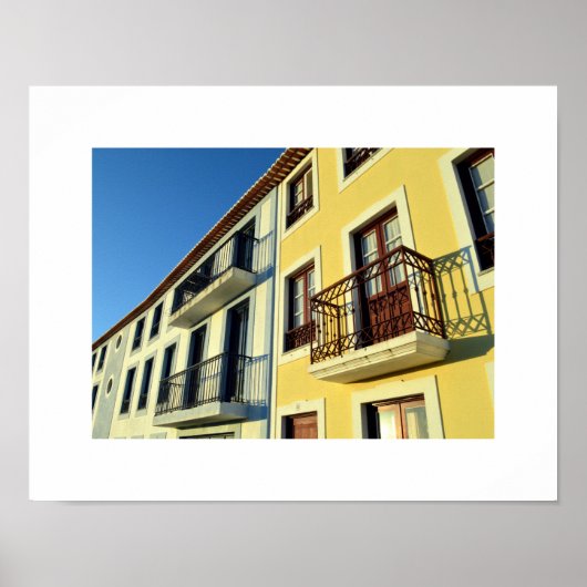 Traditionele woningen: Angra do Heroismo, Azoren Poster (Voorkant)