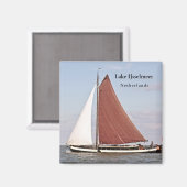 Traditionele zeilboot cruise op Ijsselmeer Magneet (Voorkant / Achterkant)