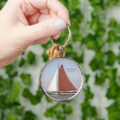 Traditionele zeilboot cruise op Ijsselmeer Sleutelhanger (Hand)