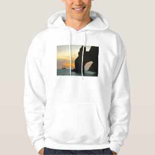 Traditionele zeilboot op zonsondergang, Cabo Rock Hoodie