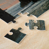 Traditionele zeilboot op zonsondergang, Cabo Rock  Legpuzzel (Zijkant)
