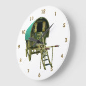 Traditionele zigeunercaravan grote klok (Hoek)