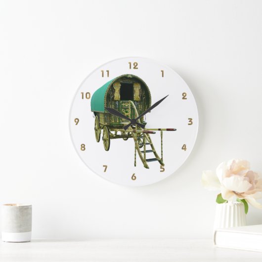 Traditionele zigeunercaravan grote klok (Huis)