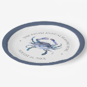 Traditionele Zuidelijke krabkook Papieren Bordje (Gekanteld)