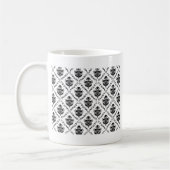 Traditionele zwarte Damask Koffiemok (Links)