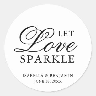 Traditionele Zwarte en Witte Formele Elegante Trou Ronde Sticker