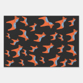 Traditionele Zweedse Dala Horse Inpakpapier Vel (Voorkant 3)