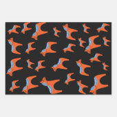 Traditionele Zweedse Dala Horse Inpakpapier Vel (Voorkant)