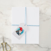 Traditionele Zweedse kerstkerstWaterverf van vanmi Cadeaulabel (Met Touw)