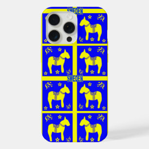 traditionele Zweedse kleuren symbolen van Zweden iPhone 15 Pro Max Case