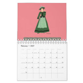 Traditionele ZWITSERSE kostuums Kalender (Feb 2027)