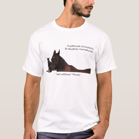 Traditionelle Chinesische & Westliche Tierheilkund T-shirt (Voorkant)
