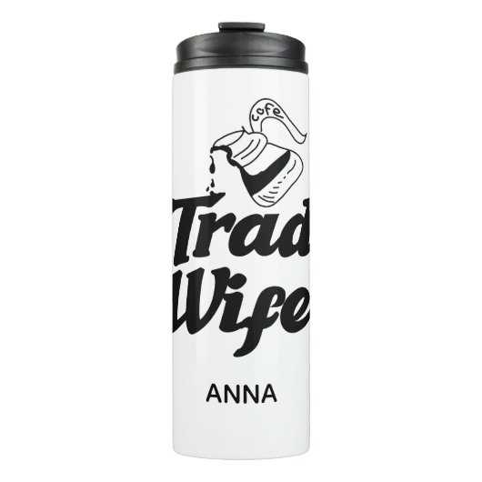 Tradwife Mütter Hausfrau Thermosbeker (Voorkant)
